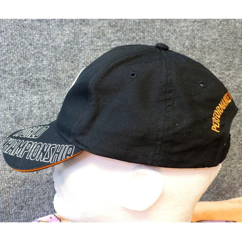 Volvo VISTA World Championship Hat Black Orange Performance Is Everything Cap